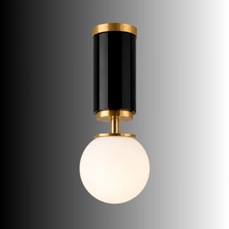 Suspension - E27 - 15 x 15 x 38 cm - Noir