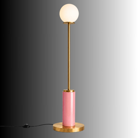 Lampadaire - E27 - 30 x 30 x 150 cm - Rose