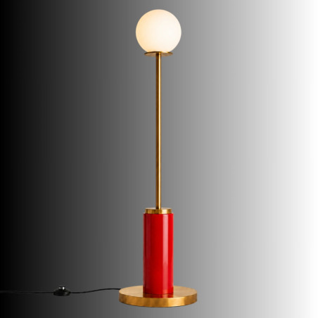 Lampadaire - E27 - 30 x 30 x 150 cm - Rouge