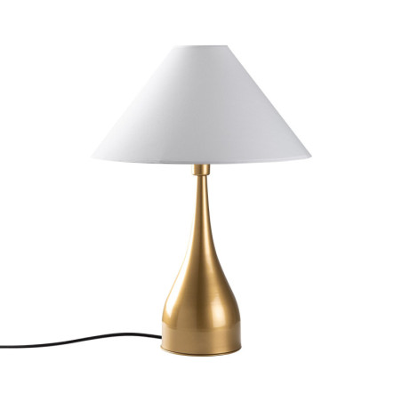 Lampe à Poser - E27 - 50 x 50 x 68 cm - Doré et Blanc
