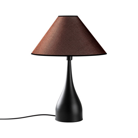 Lampe à Poser - E27 - 50 x 50 x 68 cm - Noir et Marron