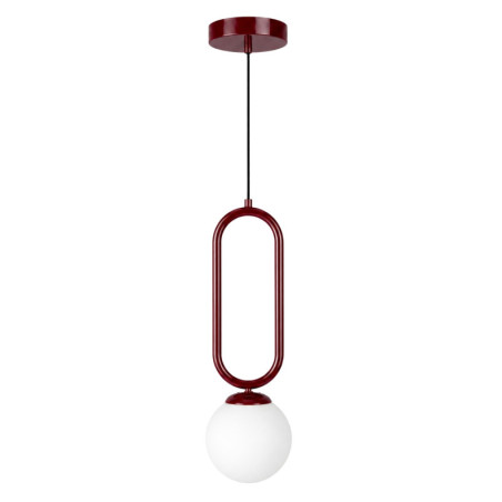 Suspension - E27 - 15 x 15 x 100 cm - Bordeaux