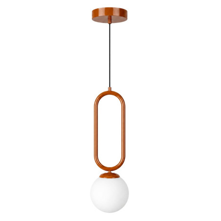 Suspension - E27 - 15 x 15 x 100 cm - Marron