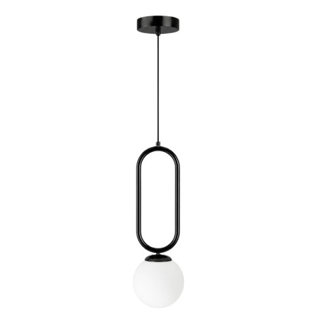 Suspension - E27 - 15 x 15 x 100 cm - Noir