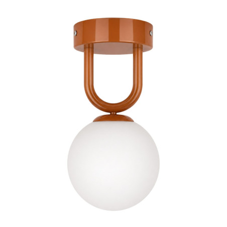Suspension - E27 - 15 x 15 x 30 cm - Marron