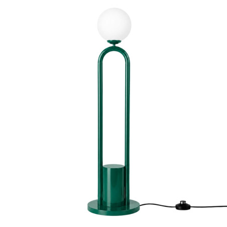 Lampadaire - E27 - 30 x 30 x 160 cm - Vert Foncé