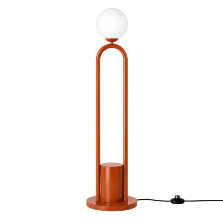 Lampadaire - E27 - 30 x 30 x 160 cm - Marron