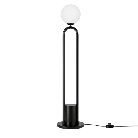 Lampadaire - E27 - 30 x 30 x 160 cm - Noir