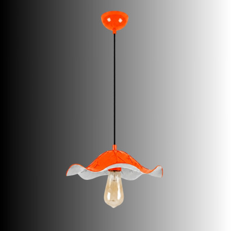Suspension - E27 - 29 x 29 x 90 cm - Orange