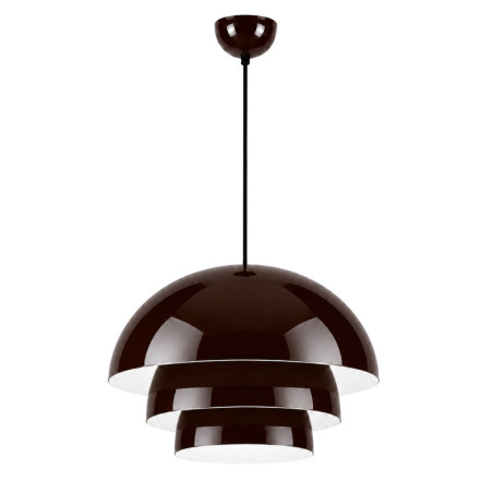 Suspension - E27 - 50 x 50 x 125 cm - Marron Foncé