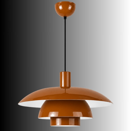 Suspension - E27 - 45 x 45 x 114 cm - Marron
