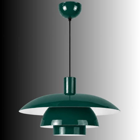 Suspension - E27 - 45 x 45 x 114 cm - Vert Foncé
