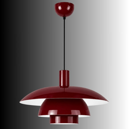Suspension - E27 - 45 x 45 x 114 cm - Bordeaux