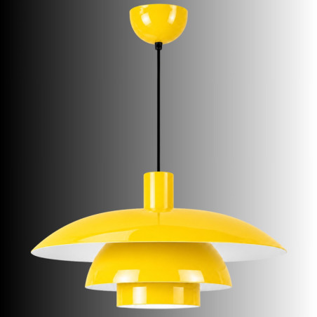 Suspension - E27 - 45 x 45 x 114 cm - Jaune