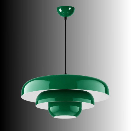 Suspension - E27 - 43 x 43 x 103 cm - Vert Clair