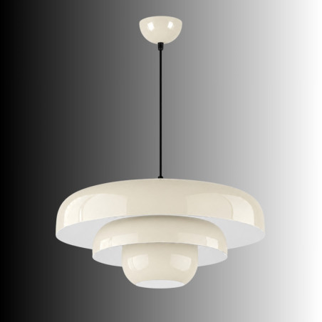 Suspension - E27 - 43 x 43 x 103 cm - Beige