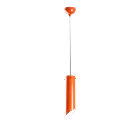 Suspension - E27 - H 37 à 114 cm - Orange
