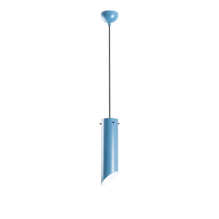 Suspension - E27 - H 37 à 114 cm - Bleu Clair