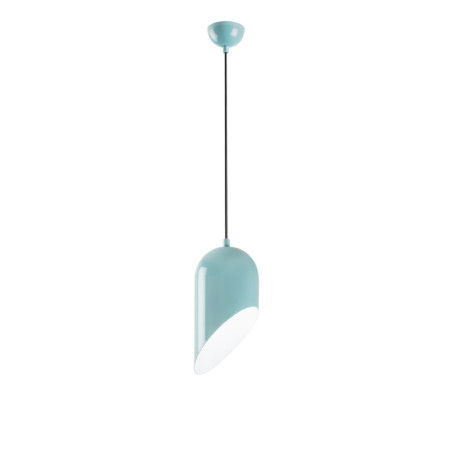 Suspension - E27 - H 32 à 121 cm - Turquoise