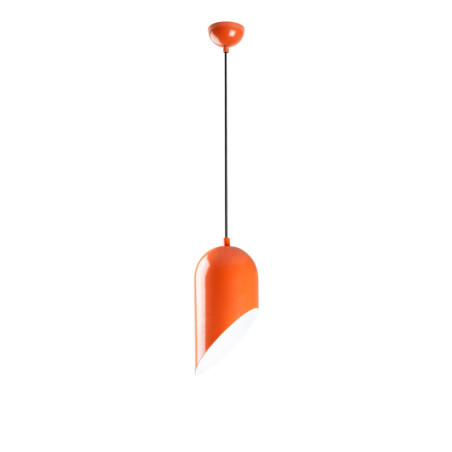Suspension - E27 - H 32 à 121 cm - Orange