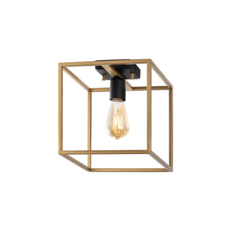 Suspension - E27 - H 27 cm - Doré