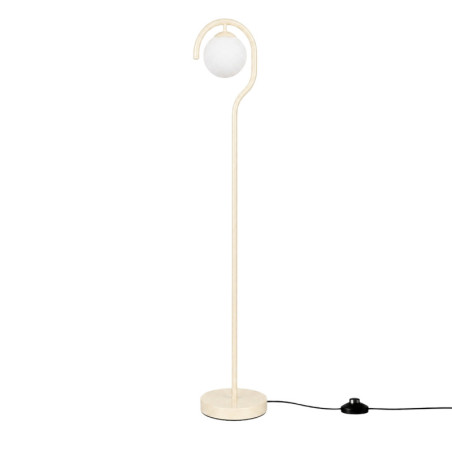 Lampadaire - E27 - 30 x 30 x 160 cm - Beige