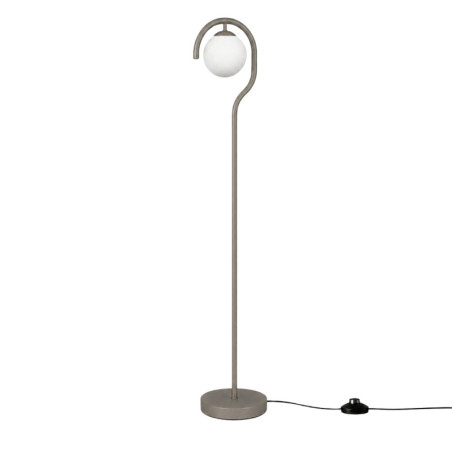 Lampadaire - E27 - 30 x 30 x 160 cm - Gris