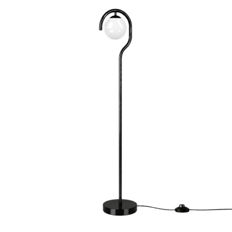 Lampadaire - E27 - H 160 cm - Noir