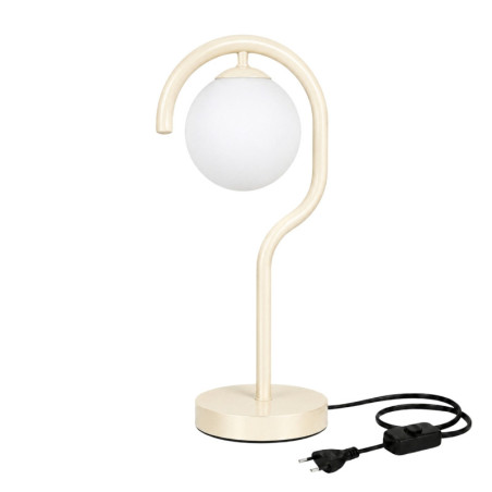 Lampe à Poser - E27 - 20 x 17 x 50 cm - Beige