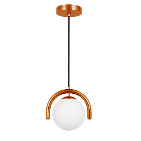Suspension - E27 - 20 x 15 x 100 cm - Marron Orangé