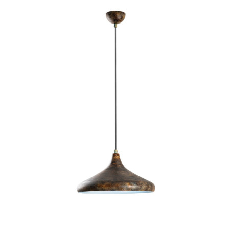 Suspension - E27 - Ø 35 cm - H 27 à 116 cm - Effet Vieilli