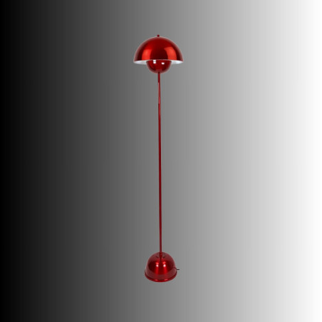 Lampadaire - E27 - 30 x 30 x 146 cm - Rouge