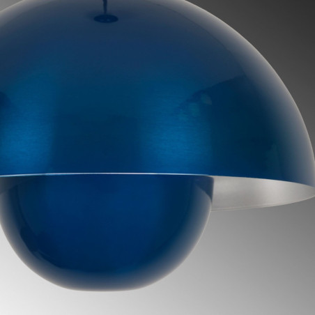 Suspension - E27 - H 35 à 115 cm - Bleu