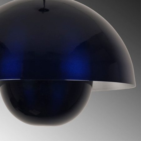 Suspension - E27 - H 35 à 115 cm - Bleu Marine