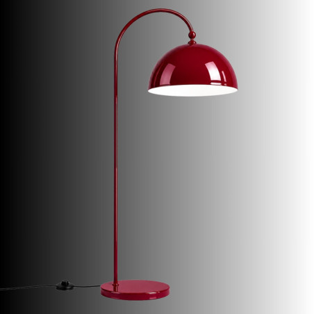 Lampadaire - E27 - 60 x 60 x 160 cm - Bordeaux