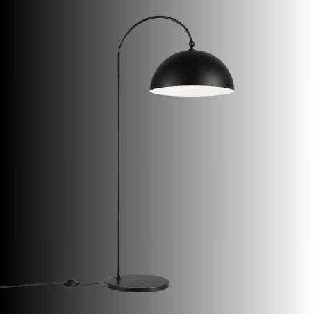 Lampadaire - E27 - 60 x 60 x 160 cm - Noir