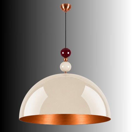 Suspension - E27 - 60 x 60 x 116 cm - Beige