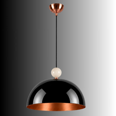 Suspension - E27 - 40 x 40 x 106 cm - Noir
