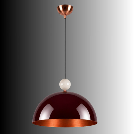 Suspension - E27 - 40 x 40 x 106 cm - Bordeaux