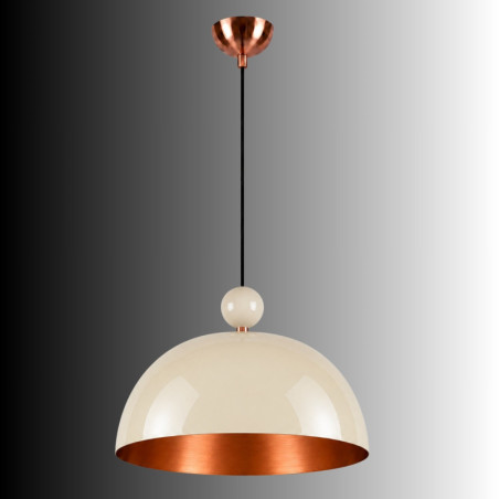 Suspension - E27 - 40 x 40 x 106 cm - Beige