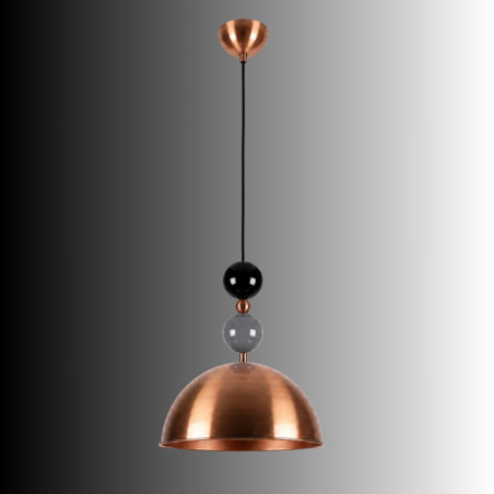 Suspension - E27 - 31 x 31 x 102 cm - Cuivré