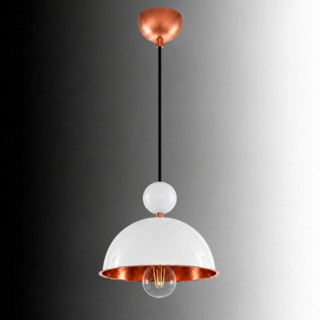 Suspension - E27 - 21 x 21 x 105 cm - Beige