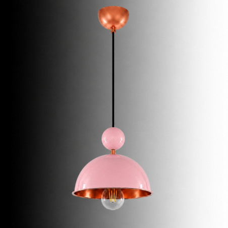 Suspension - E27 - 21 x 21 x 105 cm - Rose