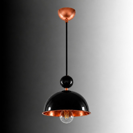 Suspension - E27 - 21 x 21 x 105 cm - Noir