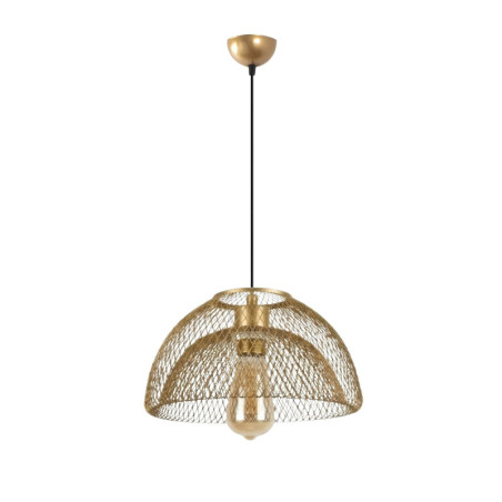 Suspension - E27 - Ø 28 cm - H 22 à 102 cm - Doré