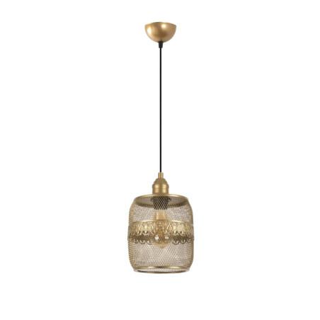 Suspension - E27 - Ø 18 cm - H 32 à 111 cm - Doré