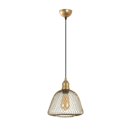 Suspension - E27 - Ø 23 cm - H 29 à 108 cm - Doré