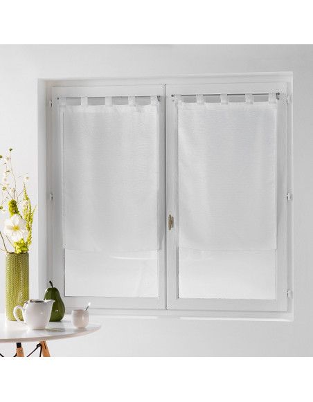 Paire droite passants - Dandy - 60 x 120 cm - Blanc