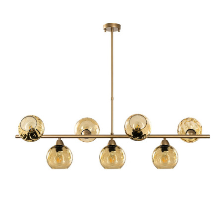 Suspension 7 Lumières - E27 - Ø15 cm - Doré