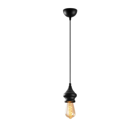 Suspension - E27 - 9 x 9 x 107 cm - Noir